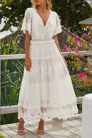 Luminous Dawn Lace Gown 8faed