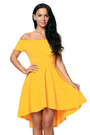 Yellow All The Rage Skater Dress f64fa