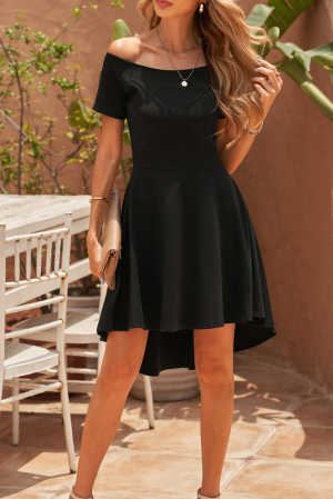 Black All The Rage Skater Dress 3cc80