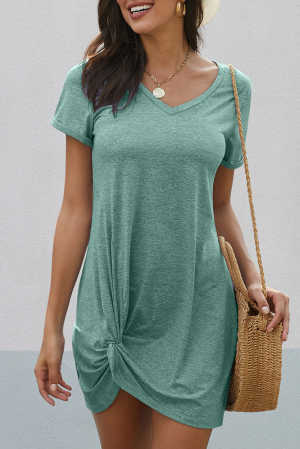 Green The Triblend Side Knot Dress 0226f